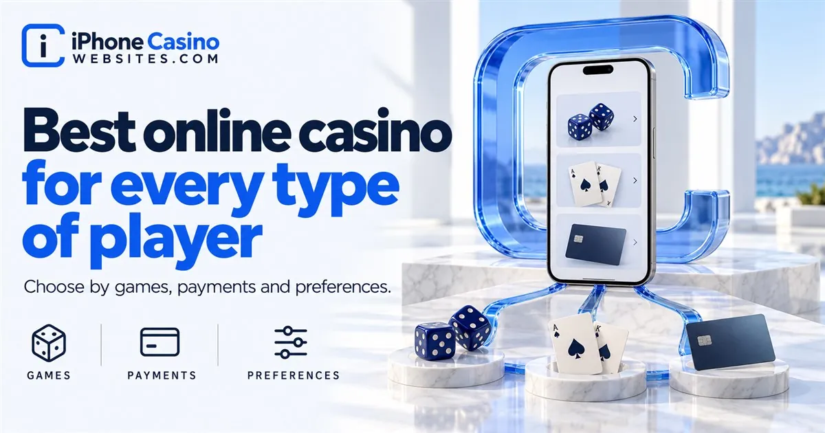 Three blue choice routes connect a phone to dice, playing cards and a payment card.