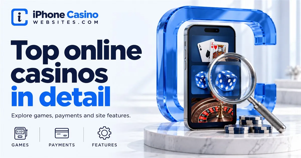 An inspection lens magnifies generic casino game tiles on a titanium smartphone.