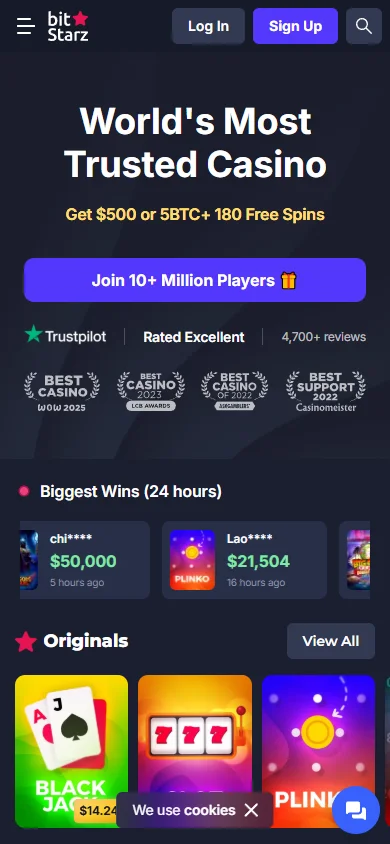 BitStarz mobile site