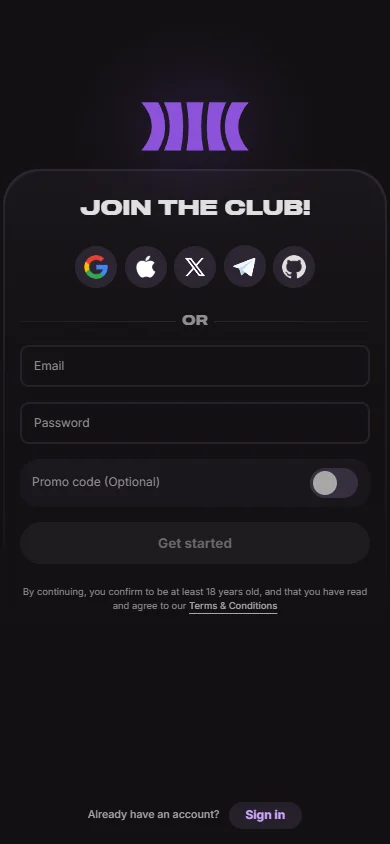 Cloudbet mobile site