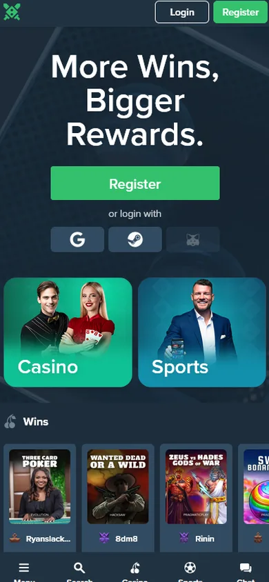 Duelbits mobile site
